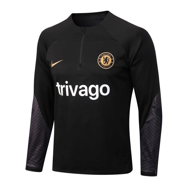 Trainings-Sweatshirt Chelsea Top 2023 Schwarz